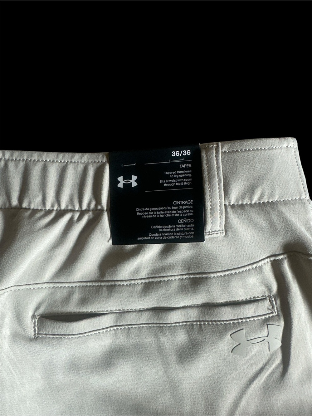 Under Armour Men's Light Khaki Performance Chinos - Picture 2 of 4
